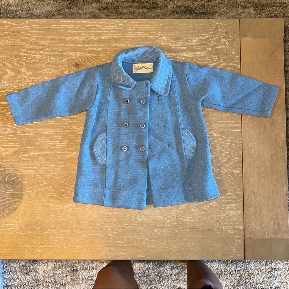 Little World Children’s Vintage Double Breasted Pea Coat